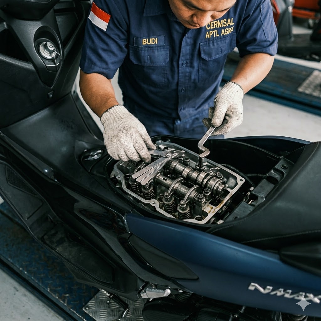 Servis rutin dan setel klep