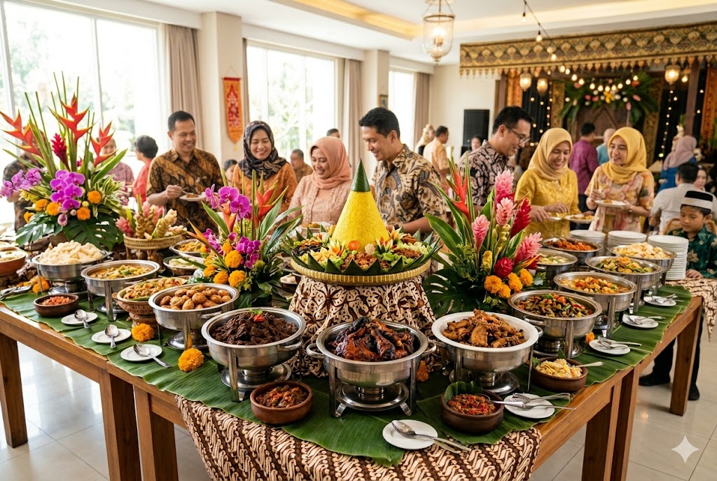 Prasmanan acara Dapur Bunda