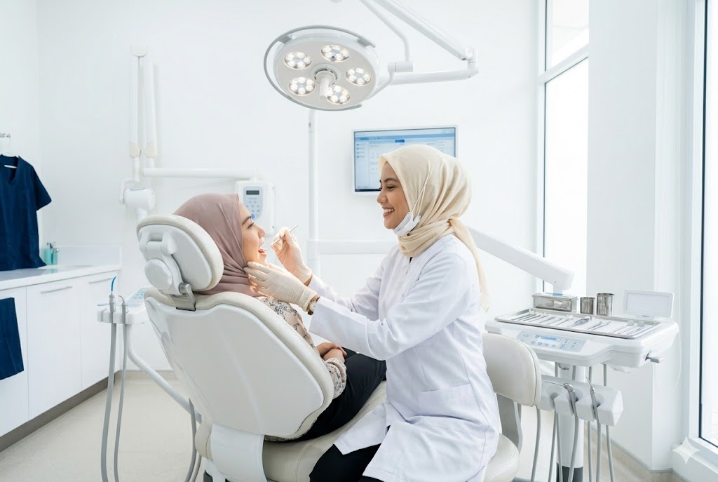 Perawatan veneer dan estetika gigi